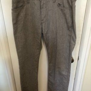 34 Heritage light brown part linen summer pant 34/32